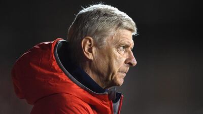 Arsenal manager Arsene Wenger looks on during the League Cup third round match between Nottingham Forest and Arsenal at City Ground. Laurence Griffiths / Getty Images
