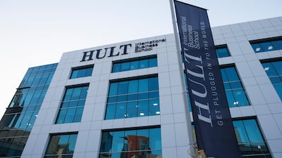 Hult International Business School scored 843 points and five stars, making it the fourth-best higher education institution in the city. Sarah Dea / The National