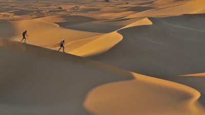 Runners taking part in the Liwa Challenge, such as Sharon Gayter will try to finish the 200-kilometre stretch inside a limit of 75 hours. Courtesy Liwa Challenge