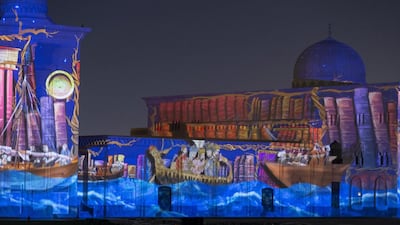 The sixth annual Sharjah Light Festival gets under way.