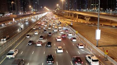 Fifty-three per cent of 1,000 residents polled in the survey said the UAE’s roads have become dangerous over the past six months. In Sharjah, 61 per cent said driving has become more risky. Jeffrey E Biteng / The National