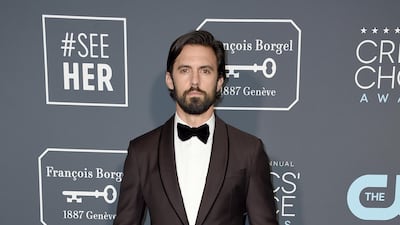 Milo Ventimiglia in Giorgio Armani. AP