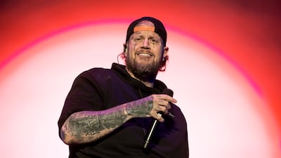 American singer Jelly Roll has is one of two artists who have combined to produce a bilingual country-pop tune for the World Cup. Getty Images