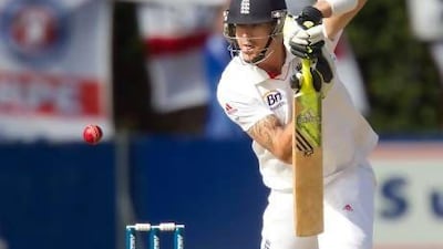 England's Kevin Pietersen bats during day two of the second international cricket Test match between New Zealand and England played at the Basin Reserve in Wellington on March 15, 2013.