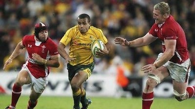 Australia's Will Genia, centre, knows the eyes of the Welsh will be on him as Australia tries to make it six Test victories in a row over Wales, who have not won in Australia since 1969.