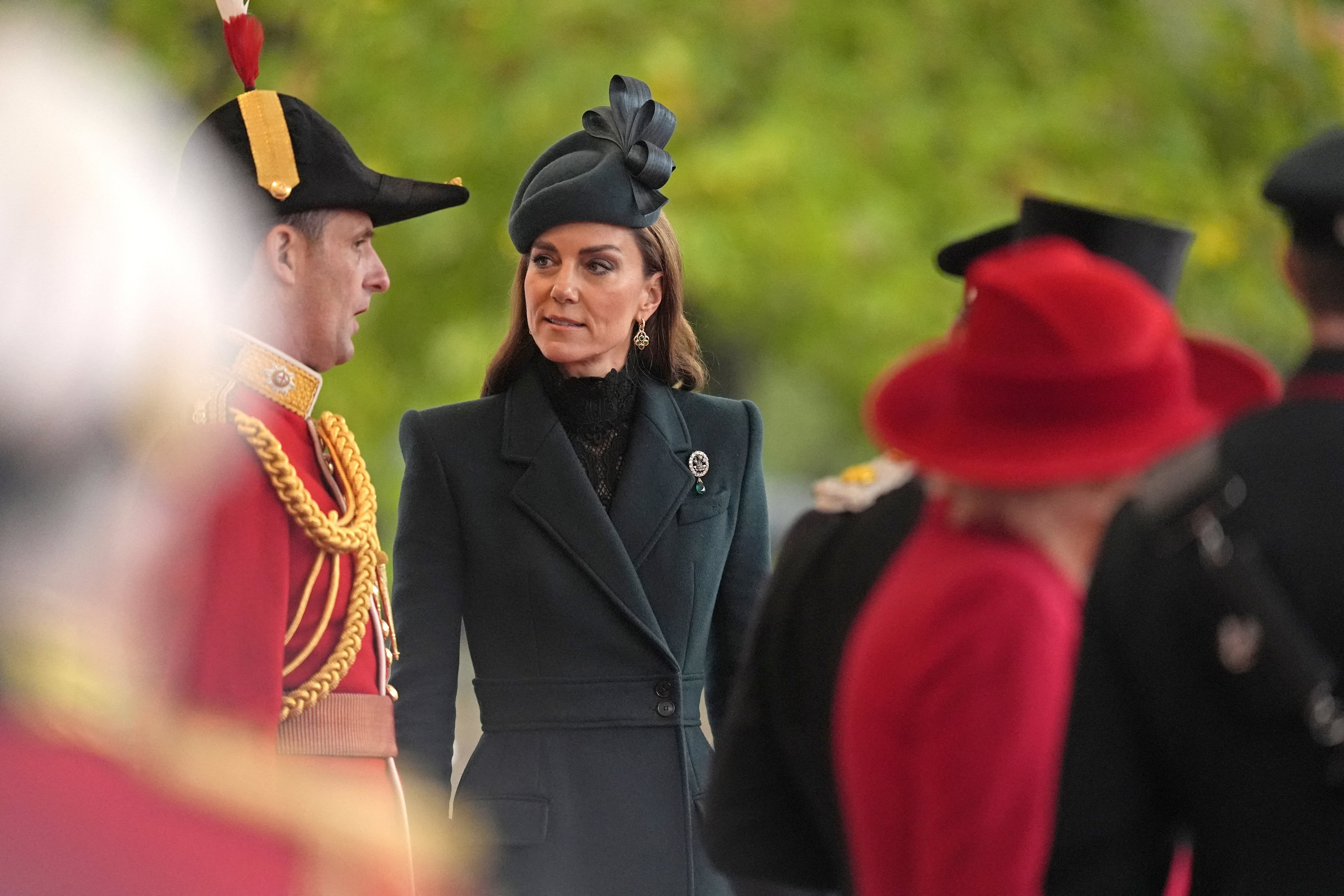 Catherine, Princess of Wales, attends the reception in Windsor. Reuters