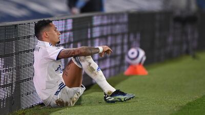 Raphinha – 6. The Brazilian winger’s eye-catching dribbling too often preceded a lack of end product. He botched a gilt-edged chance to head in a Harrison cross near the end, too. EPA