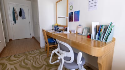 The apartment is in good condition and did not flood during the recent Dubai rains. Chris Whiteoak / The National