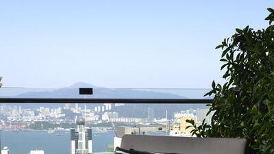 The view across Hong Kong’s Mid-Levels. Styling by Soraya Froissart; photo by Edgar Tapan