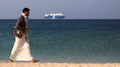 The latest suspected Houthi attack took place off the coast of Yemen. EPA