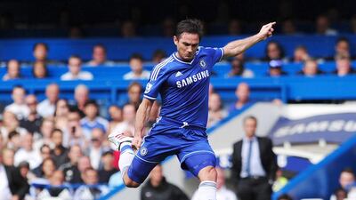 Chelsea's English midfielder Frank Lampard. AFP