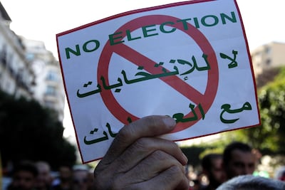 Algeria's 9-month-old mass movement believes the presidential poll is a sham and fear it will be rigged in favour of the old regime. AP