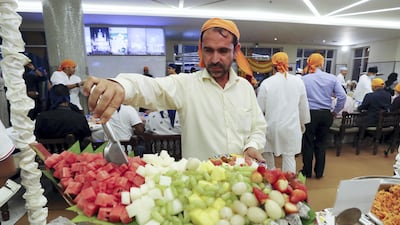 The multi faith Iftar at Gurunanak Darbar Sikh Gurudwara