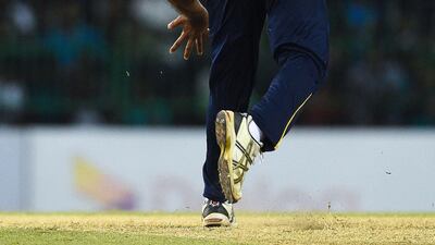 Malinga was known, among other things, his distinct bowling action which earned him the moniker 'Slinga Malinga'. Ishara S Kodikara / AFP