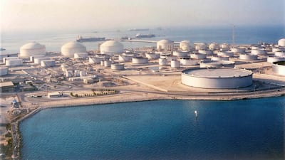 epa000203963 (FILES) In this undated file photograph tankers are shown at an oil storage facility on the east coast of Saudia Arabia near the Persian Gulf city of Dhahran. Saudi Arabia at an OPEC Petroleum Ministers meeting in Beirut promised to boost output to bring down record high prices. After the recent terrorist attacks and hostage drama rescue in Saudi Arabia the price of US light crude futures jumped to record highs. EPA/HO