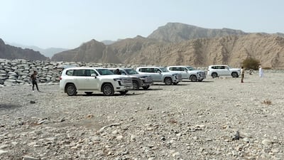 At the base of Jebel Jais.