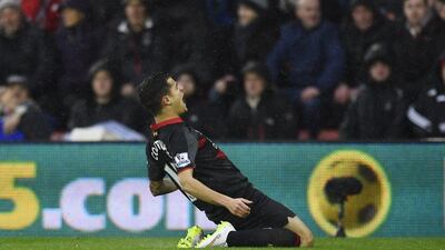 Centre midfield: Philippe Coutinho, Liverpool. Continued his fine form of the past three months with the goal of the weekend to set up Liverpool’s victory at St Mary’s. (Photo: Dylan Martinez / Reuters)
