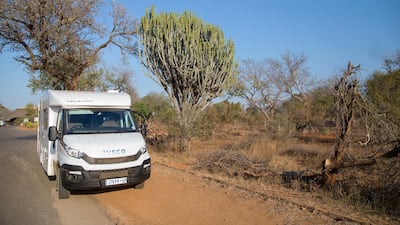 The camper van used for the journey. Courtesy Jamie Lafferty