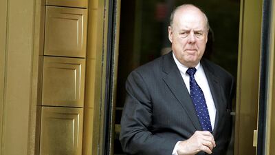 John Dowd was the lead lawyer on US President Donald Trump's legal team dealing with the Russia investigation until his resignation on March 22, 2018. Brendan McDermid / Reuters