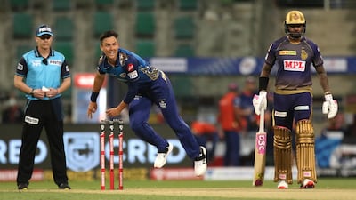 Trent Boult – 7. Started with a maiden. Ended with two for 30, which went a long way to snuffing out Kolkata's run-chase. Sportzpics for BCCI