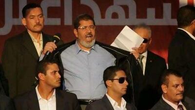 Egypt's president-elect Mohammed Morsi addresses tens of thousands of Egyptians in Cairo's iconic Tahrir Square. Egyptians’ expectations of their country’s first freely elected, civilian president are particularly high.