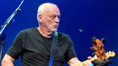 Pink Floyd's David Gilmour on stage at the Royal Albert Hall, London, on September 30, 2019, as part of a show celebrating musician Richard Thompson's 70th birthday. Redferns