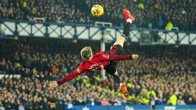 On the right and scored one of football’s great overhead kicks, while moving away from goal, to put his side ahead in the third minute. Huge moment. Also defended well. Smashed by Young in a yellow card tackle. Serenaded with ‘Viva Garnacho’ chants. AP