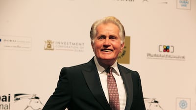 Martin Sheen was one of the biggest stars to attend this year's DIFF. Pawan Singh / The National