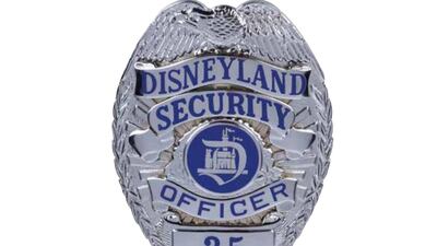 A Disneyland security officer badge