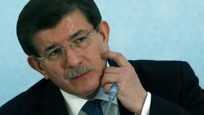 A file picture of Turkish prime minister Ahmet Davutoglu. Mr Davutoglu has compared his Israeli counterpart to last week's terrorists that killed 17 people in the terror attacks. Adem Altan/AFP Photo