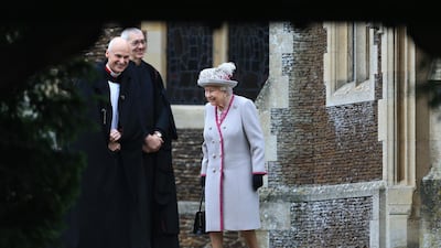 Queen Elizabeth II leaves after attending Christmas Day Church service at Church of St Mary Magdalene on the Sandringham estate on December 25, 2018 in King's Lynn, England. Getty
