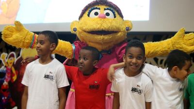 Adec and Haad launched their Iftah Ya Simsim health education initiative in Abu Dhabi on Monday. Ravindranath K / The National