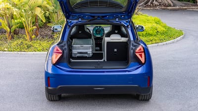 The Cooper SE is broader and more muscular, especially when viewed from behind