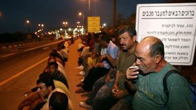 Nearly 50,000 Palestinians from the West Bank are working in Israel and continue to have deductions taken from their pay.