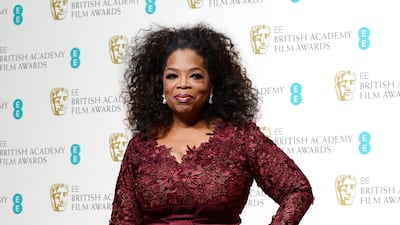 Oprah Winfrey wears Stella McCartney to attend the 2014 EE British Academy Film Awards in London, England on February 16, 2014. EPA