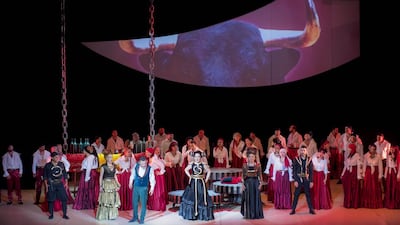 With more than three decades of experience performing with and conducting some of the world’s greatest orchestras and ensembles, he is well accustomed to the laborious set-up procedure. Courtesy Dubai Opera