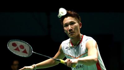 Kento Momota of Japan. Getty Images for Falcon