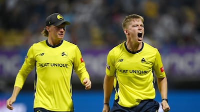 Nathan Ellis of Hampshire bowled his team to victory after a dramatic final. Getty