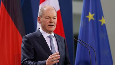 Olaf Scholz will travel to Moscow next week amid a flurry of diplomatic efforts by European leaders. Getty
