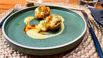 Korean dumplings at Hoe Lee Kow by chef Reif Othman. Photo: Panna Munyal / The National