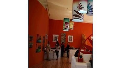 The festival tent has proved a vital spot for networking and impromptu meetings.