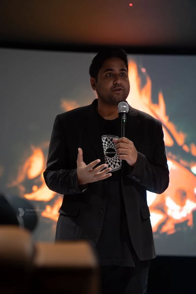 Mohammed Mamdouh says his job as a lecturer at the American University of Sharjah allows him to pursue his passion for filmmaking. Photo: Mohammed Mamdouh