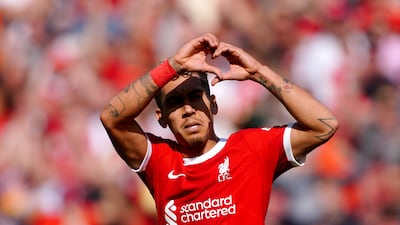 =14) Roberto Firmino (Liverpool) 11 goals in 25 matches; four assists; minutes per goal 110. PA
