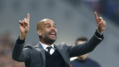 Pep Guardiola will make his first return to Barcelona since leaving the club in 2012. Matthias Schrader / AP Photo