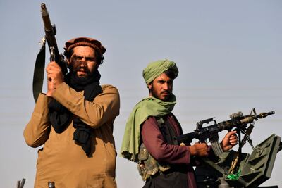 Taliban fighters in Kandahar. AFP