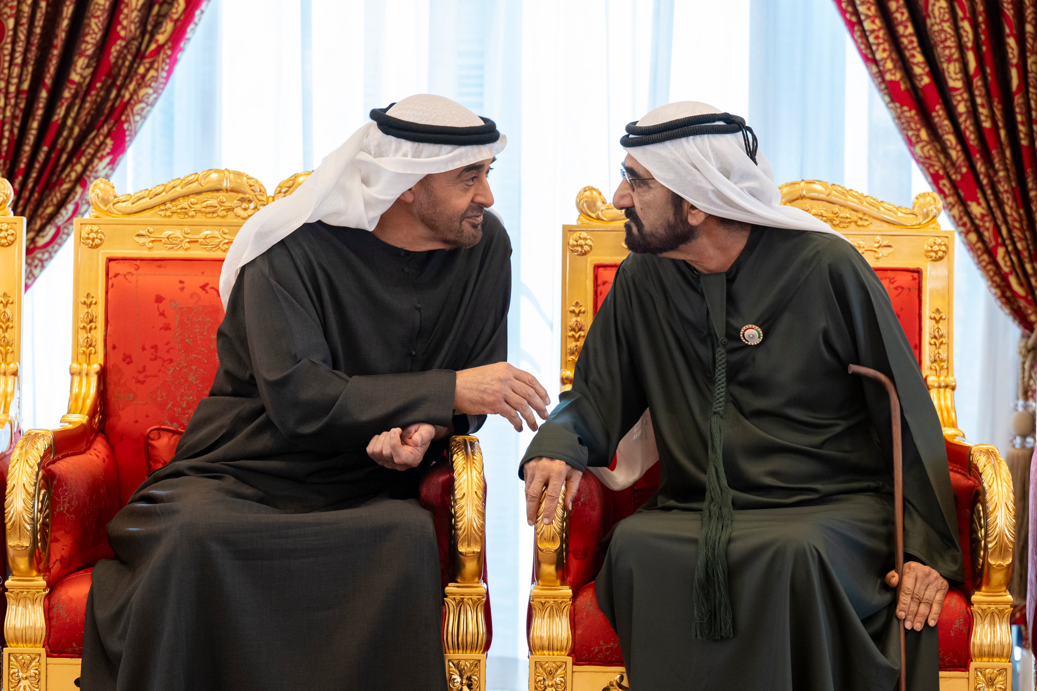 Sheikh Rashed Mark UAE President meets Sheikh Mohammed bin Rashid to mark 20 years in ...