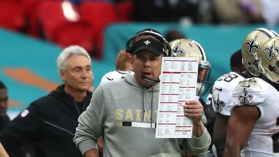 New Orleans Saints' Sean Payton has become the first positive case for coronavirus in the NFL. PA