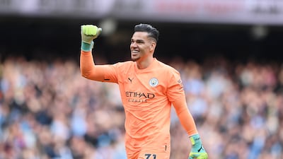 MANCHESTER CITY RATINGS: Ederson - 6. Made a great stop with his feet to deny Maddison in the late on, though was lucky to not have conceded a second in the 91st minute. Getty