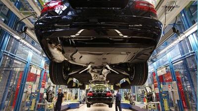 he bond could reduce Aabar's 9.1 per cent holding in Daimler, which makes Mercedes-Benz cars. Hannelore Foerster / Bloomberg