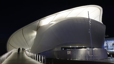 Its curved lines helped make the Luxembourg pavilion a popular choice among Expo visitors. AFP